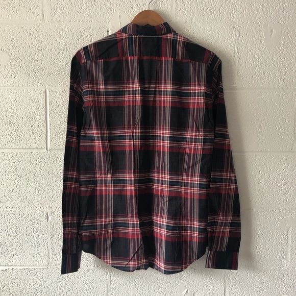 John Varvatos Plaid casual button down sz: Large NWT - Picture 7 of 7